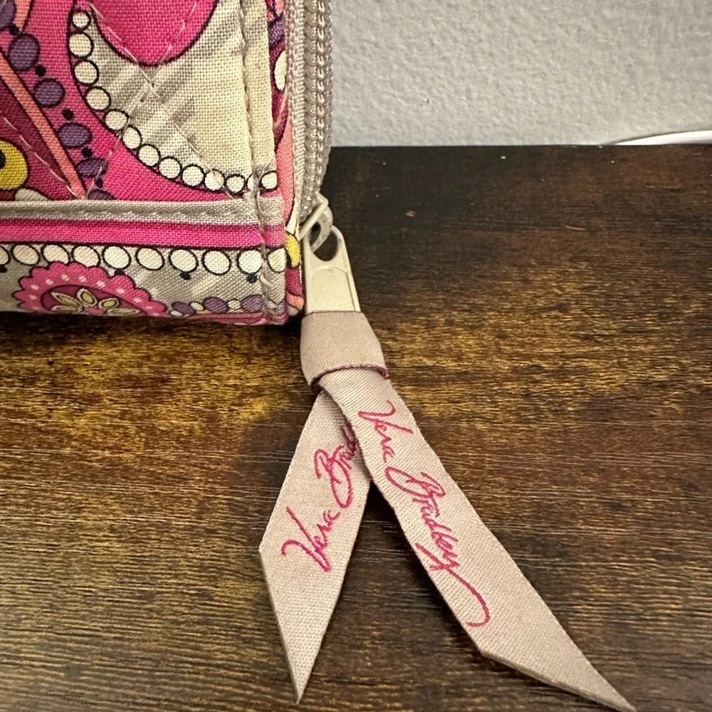 Vera‎ Bradley Paisley Meets Plaid Large Wallet